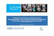 Virtual Training Report POP TB - WHO