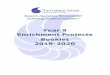 Year 9 Enrichment Projects Booklet 2019-2020