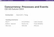 Concurrency: Processes and Events - …
