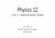 Unit 1 Mathematical Toolkit