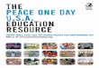 the Peace One Day U.S.A. Education Resource