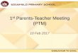 1st Parents-Teacher Meeting - Ministry of Education