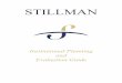 Planning and Evaluation Guide - Stillman College