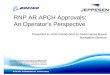 RNP AR APCH Approvals: An Operator’s Perspective