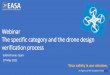 Webinar The specific category and the drone design
