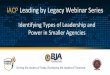 Identifying Types of Leadership and Power in Smaller Agencies