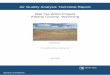 Air Quality Analysis Technical Report Rail Tie Wind 
