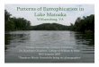 Patterns of Eutrophication in Lake Matoaka