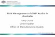 Risk Management of GMP Audits in Australia