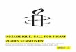 MOZAMBIQUE: CALL FOR HUMAN RIGHTS SENSITIVITY