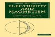 Electricity and Magnetism: An Introduction to the 