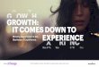Moving beyond CX to the Business of Experience. - Accenture
