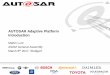 AUTOSAR Adaptive Platform Introduction