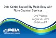 Data Center Scalability Made Easy with Fibre Channel Services