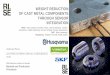 WEIGHT REDUCTION OF CAST METAL COMPONENTS …