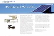 Testing PV cells - The leading solar and wind energy news 