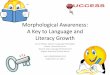 Morphological Awareness: A Key to Language and Literacy …