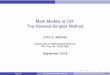 Math Models of OR: The Revised Simplex Method