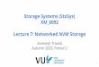 Storage Systems (StoSys) XM 0092 Lecture 7: Networked NVM 