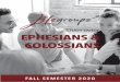 STUDY GUIDE EPHESIANS & COLOSSIANS