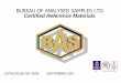 BUREAU OF ANALYSED SAMPLES LTD Certified Reference Materials