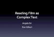Reading Film as Complex Text - Washoeschools.net