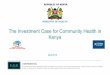 The Investment Case for Community Health in Kenya