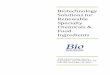 Biotechnology Solutions for Renewable Specialty Chemicals 