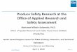 Produce Safety Research at the Office of Applied Research 