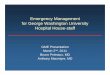 Emergency Management for George Washington University 