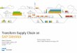 Transform Supply Chain on SAP S/4HANA