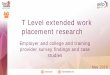 T Level extended work placement research - AELP