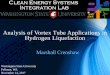 Analysis of Vortex Tube Applications in Hydrogen Liquefaction