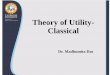 Theory of Utility- Classical - Centurion University