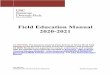 Field Education Manual 2020-2021 - MSW@USC