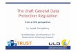 The draft General Data Protection Regulation
