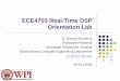 ECE4703 Real-Time DSP Orientation Lab