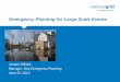 Emergency Planning for Large Scale Events