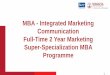 MBA - Integrated Marketing Communication Full-Time 2 Year 