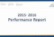2015- 2016 Performance Report - CATHSSETA