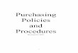 Purchasing Policies and Procedures - Long Beach Unified 
