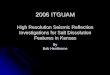 Geophysics 2003 High Resolution Seismic Reflection 