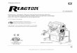 312062K - Reactor, Hydraulic Proportioners, Operation, English
