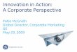 Innovation in Action: A Corporate Perspective