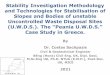 Stability investigation methodology and technologies for 