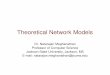 Theoretical Network Models - Jackson State University
