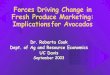 Forces Driving Change in Fresh Produce Marketing 