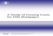 A Study of Closing Costs for FHA Mortgages