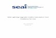 SEAI Lighting Upgrade Credits Calculation Tool Guidance 