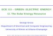 ECE 333 – GREEN ELECTRIC ENERGY